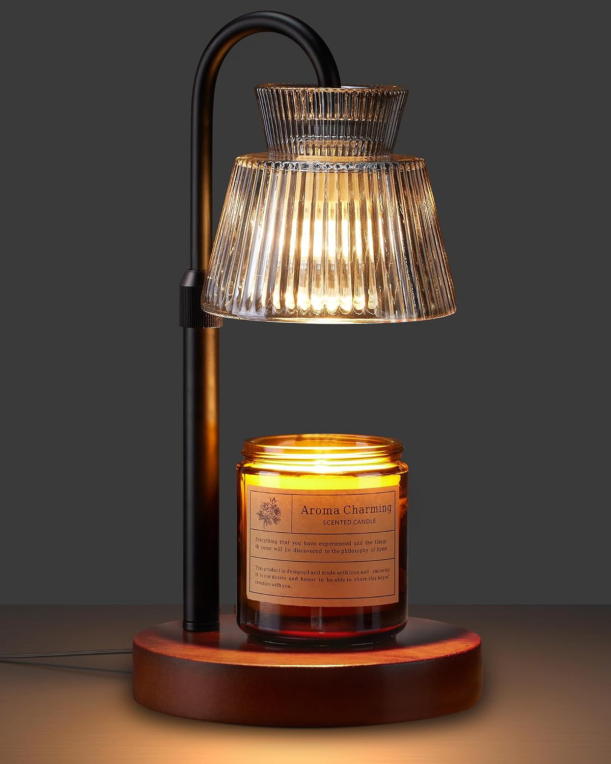 Dimmable Candle Warmer Lamp with Timer – Electric Wax Melt Warmer for Scented Jar Candles, 2 Bulbs Included, Great Birthday & Housewarming Gift