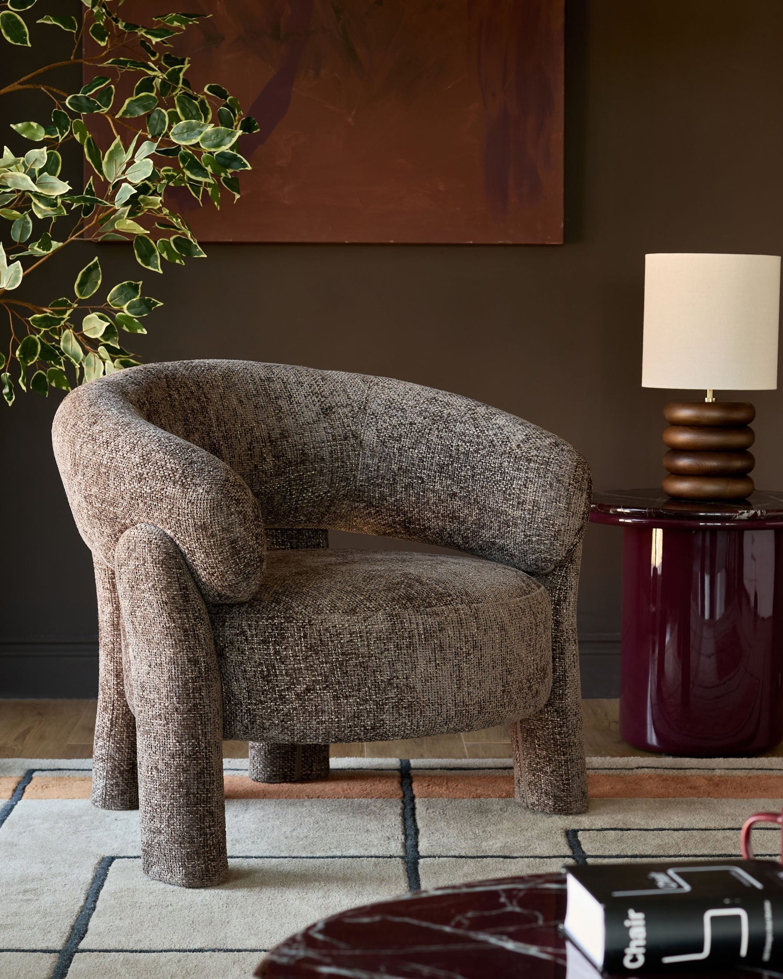93a3a3f20ceef3f8ab35ed60d9eb0ffa.jpg Anya mocha fabric accent chair - Image 1